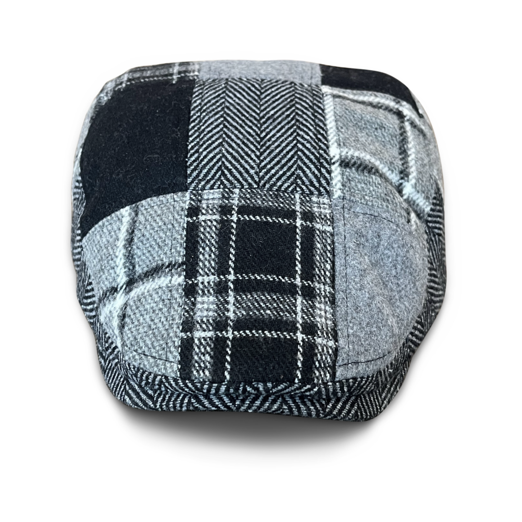 Boston Scally - Wholesale Flatcap - Men's - The Lunchbox Blackbox Edition Boston Scally Cap - Black Plaid6