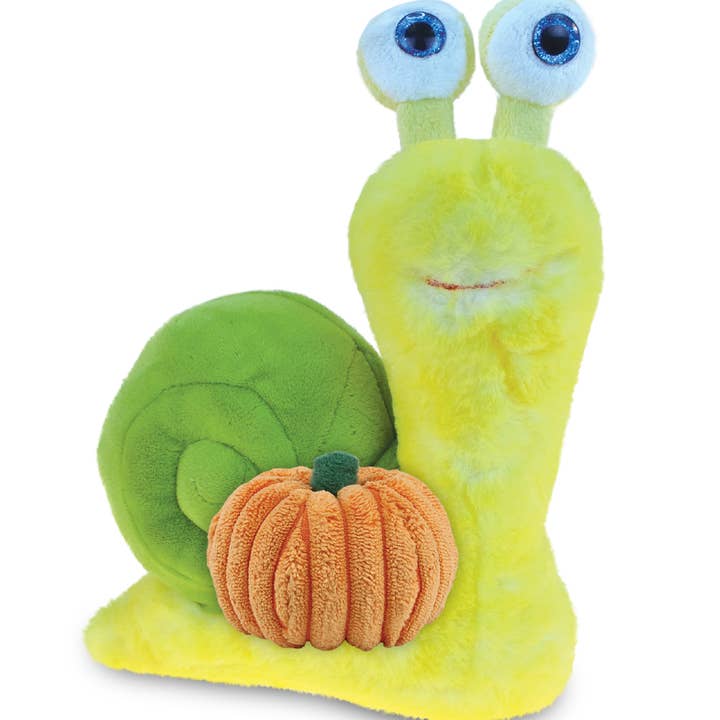Plush Pumpkin - Super Soft Plush - Yellow Snail for wholesale by Cota Global