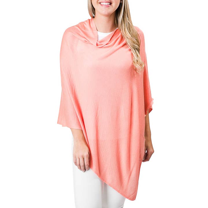 Top It Off - Wholesale Poncho - Women's - Elsa Bamboo Light Weight Ponchos - Summer 2025