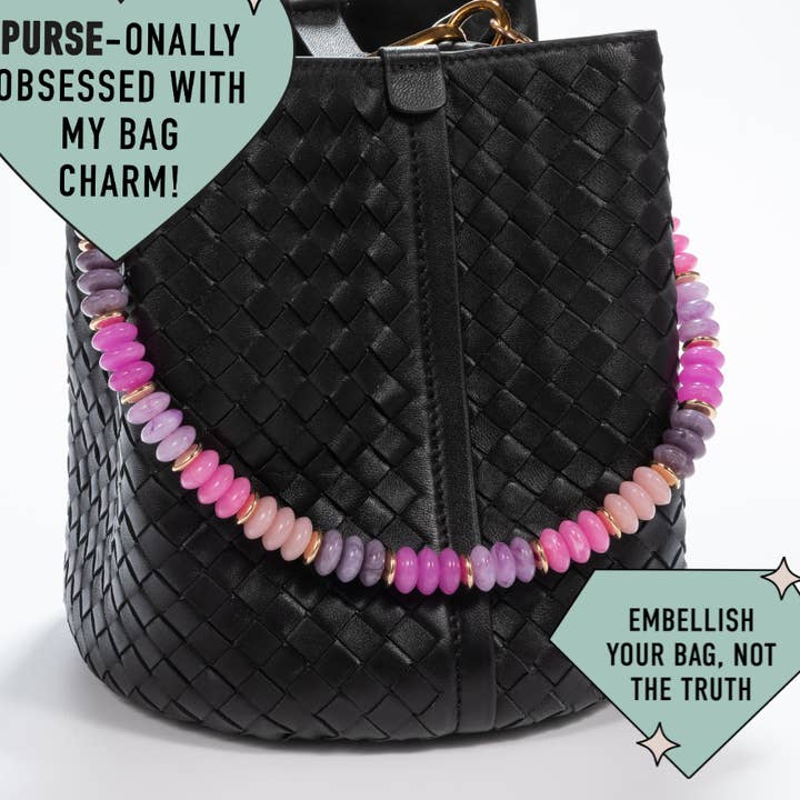 Porte-clés Sac Pinky Paradise pour la vente par Miami Chains & Co.