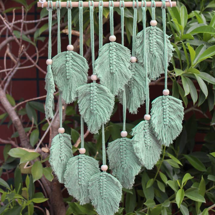 Moderny - Wholesale Decorative Tassel/Wall Drop - Leaves Macrame Decor