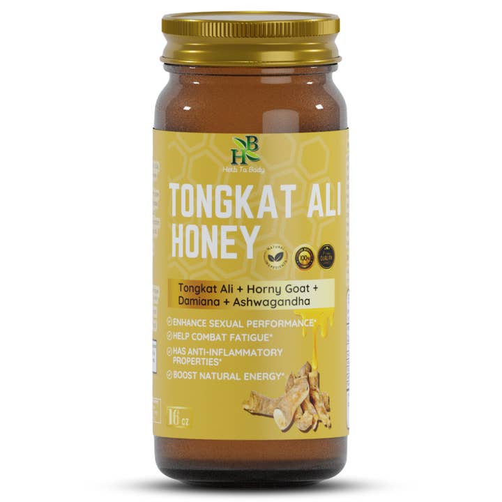 Tongkat Ali Honey 16oz for wholesale by Herb To Body