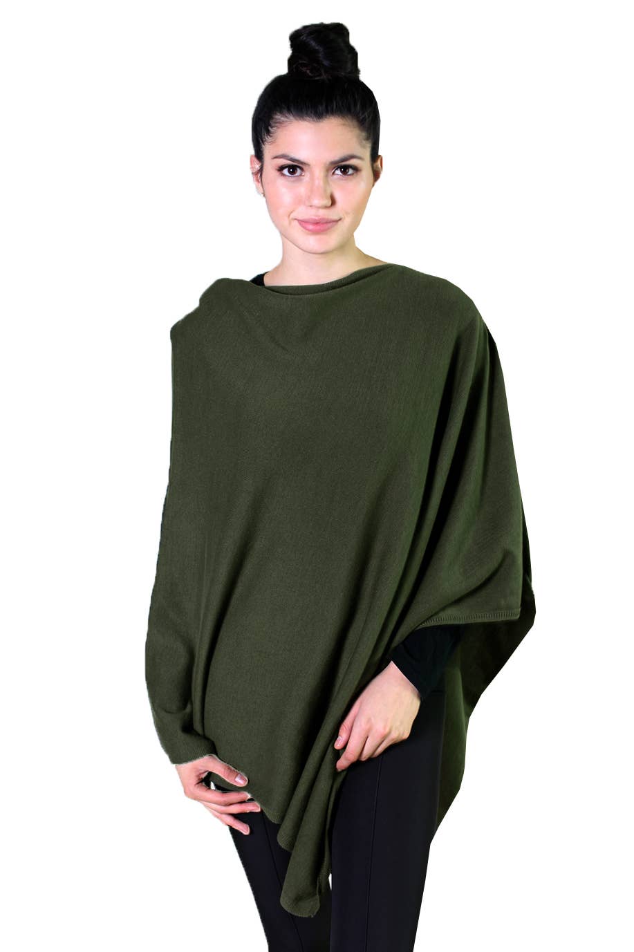 Viverano Organics - Wholesale Poncho - Women's - Women's Eco-Chic Poncho Sweater Knit Pullover (Organic)44