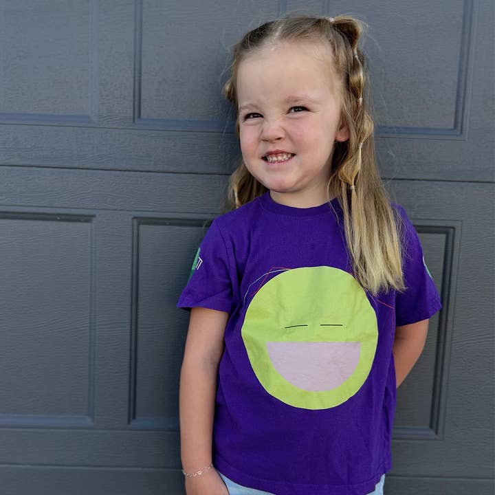 Happy Face Graphic Tee kids for wholesale by Talking Too Loud Apparel