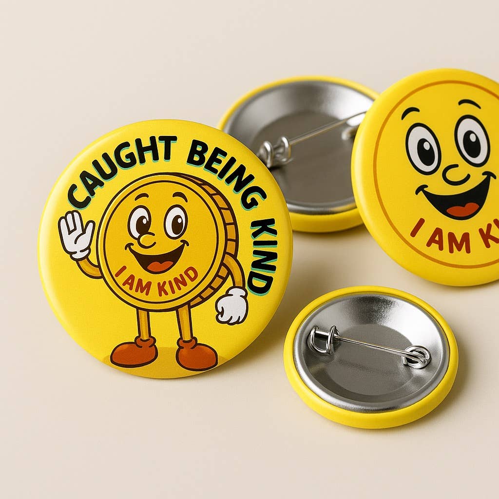 Purple Diamond Press. Inc - Wholesale Lapel Pin/Button - Tally™ Kindness Reward Pins – “Caught Being Kind”1