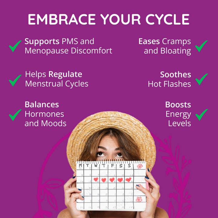 Happy Healthy Hippie - Wholesale Oral Supplement/Vitamin - Go With The Flow Hormone Balance Supplement