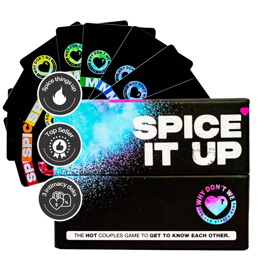 Why Don't We - Wholesale Card Game - Spice It Up - Game for Couples - 3 games in one, 150 Cards4