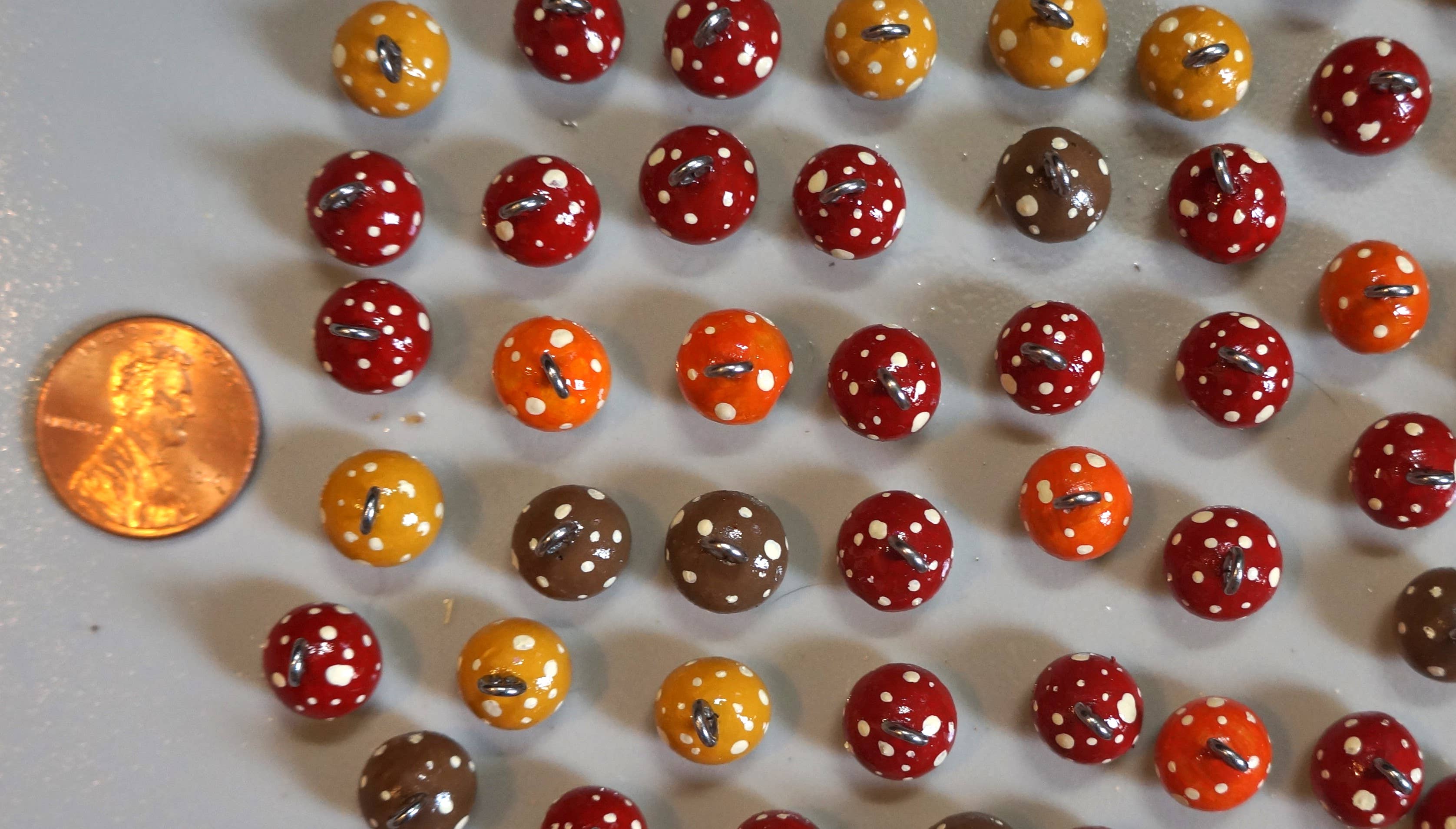 Goblin Grimm Gifts - Wholesale Clip-On Earrings -  Micro Mushroom earrings1