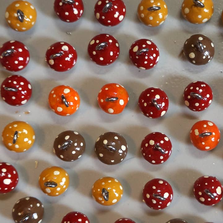 Goblin Grimm Gifts - Wholesale Clip-On Earrings - Micro Mushroom earrings1