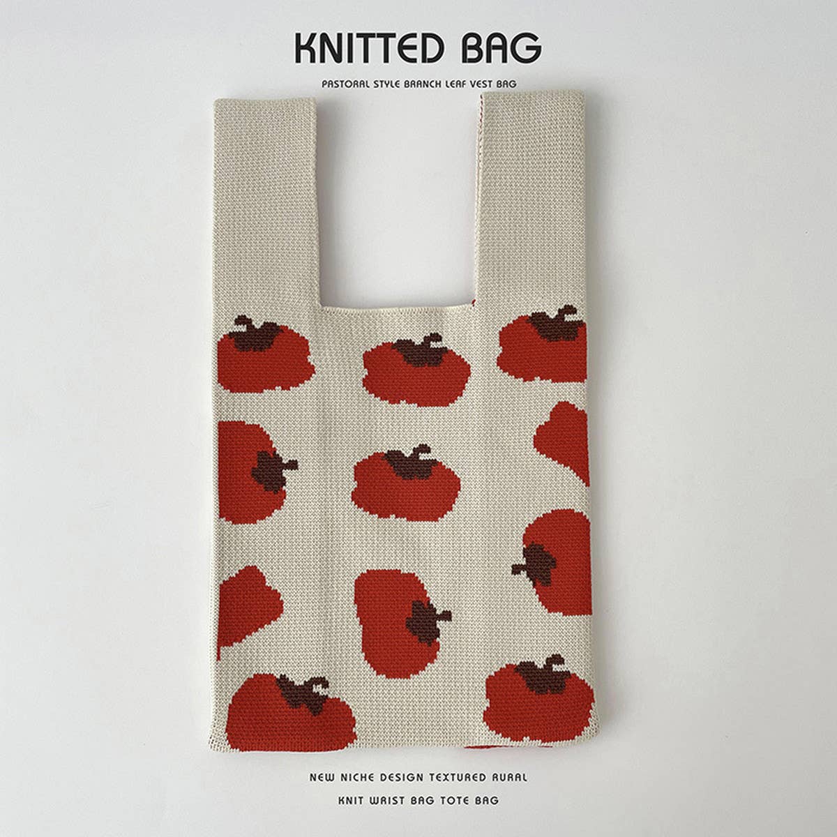 ACCITY - Wholesale Tote Bag - Women's - CUTE CARTOON ANIMAL KNITTED SHOULDER BAG HANDBAG_CWAB23979