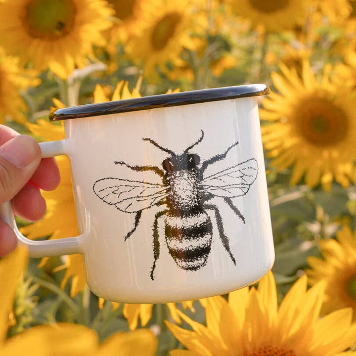 Hannibelle - Vendita all'ingrosso Tazza - Tazza smaltata con ape2