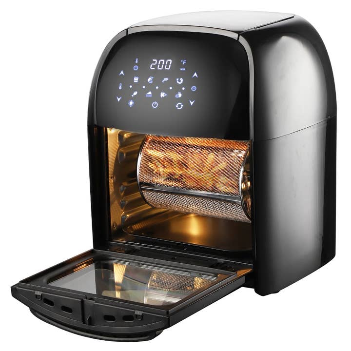 JupiterGear Home - Wholesale Kitchen Appliance - Supersonic 3-In-112 Qt Air Fryer/Dehydrator/Rotisserie Oven