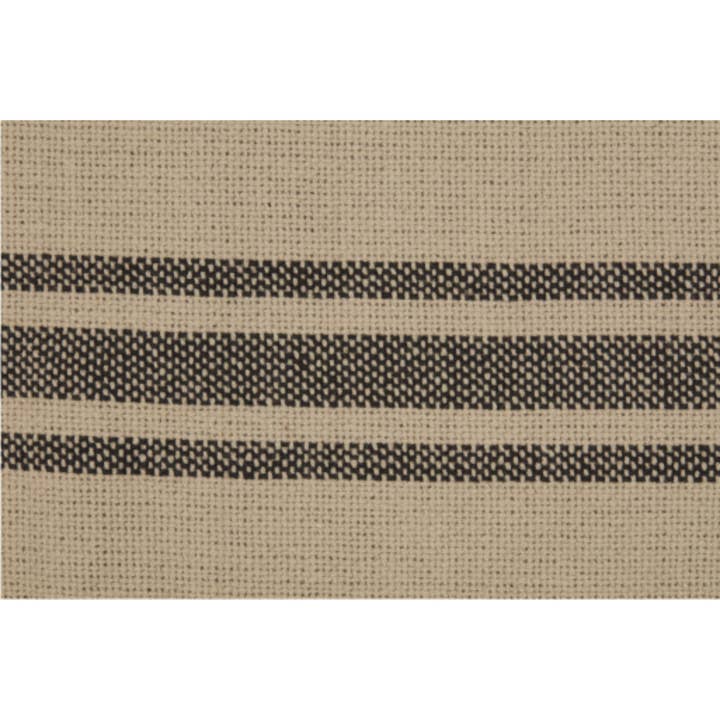 VHC Brands - Wholesale Bedding Pillowcase/Sham - Mill House Stripe Black King Sham 37Lx21W