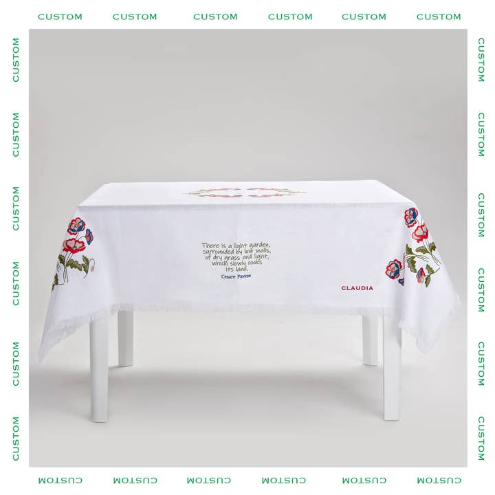 GIOIA CUSTOM TABLECLOTH for wholesale by Cibelle