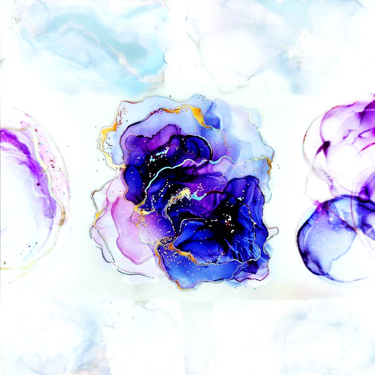 MIC & MIM Premium Paper Shop - Wholesale Washi Tape - MIC | PET Tape (Foiled & Embossed) : Purple Splash3