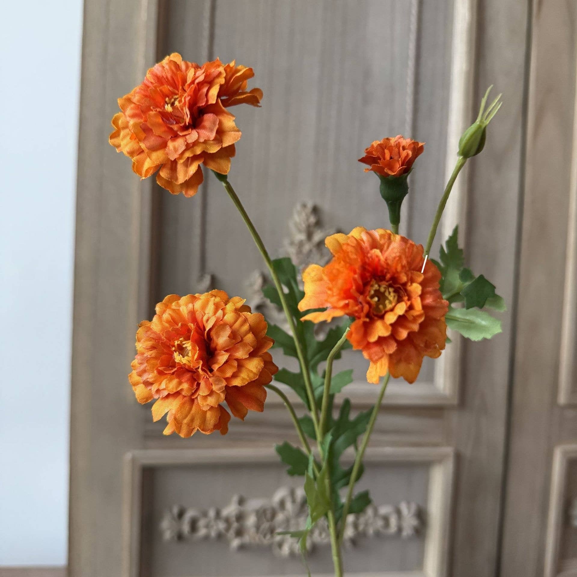 ACNITE(We cover U.S. import duties) – wholesale Konstgjorda blommor – Orange blommor för bröllopsarrangemang och höstdekoration20