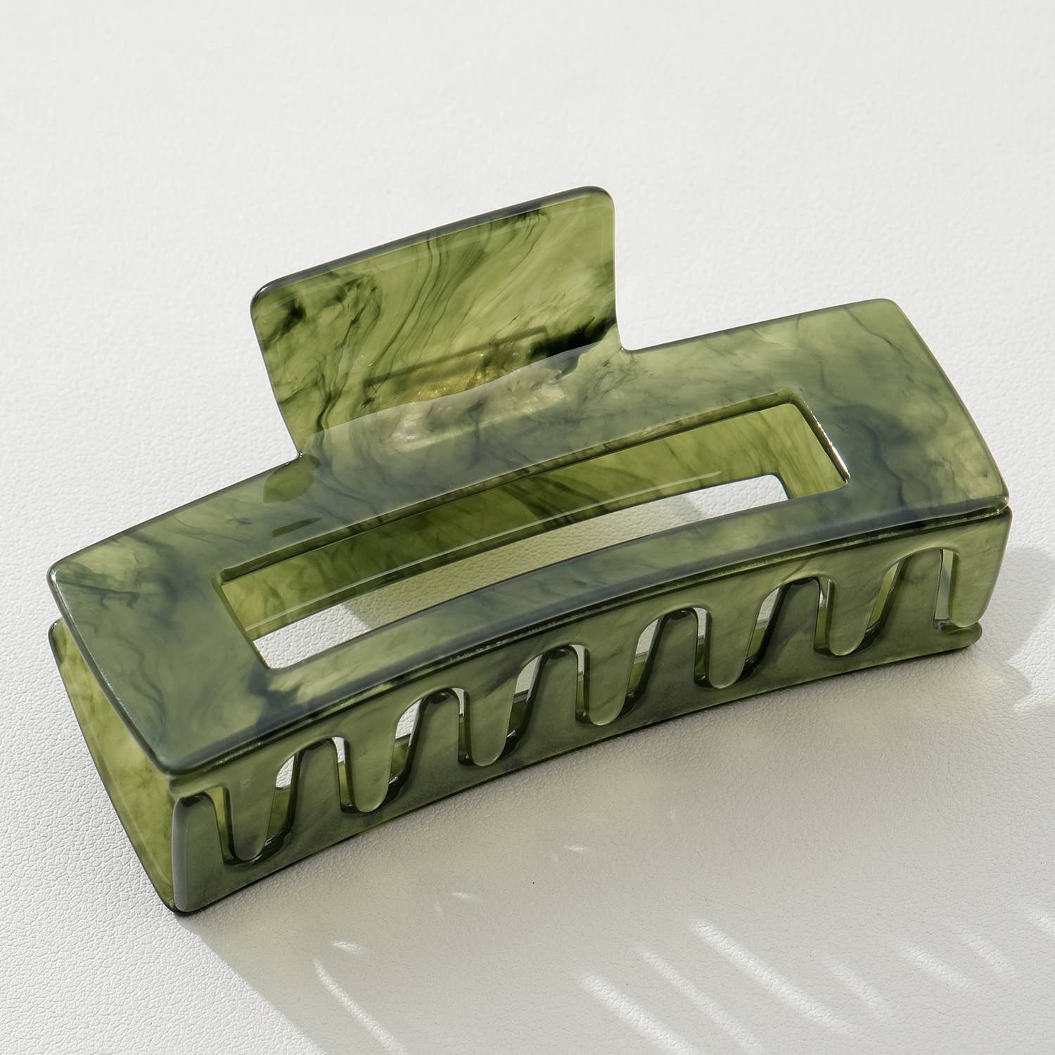 Jade Green Large | Assorted Large Claw Clips for wholesale on Faire5