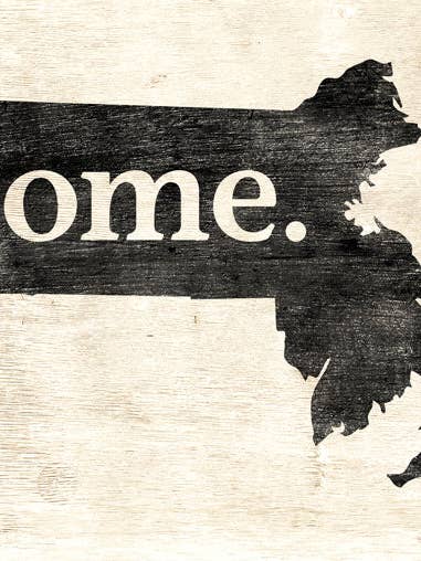 Stampa Poster Casa del Massachusetts per la vendita all'ingrosso da parte di Keep Calm Collection