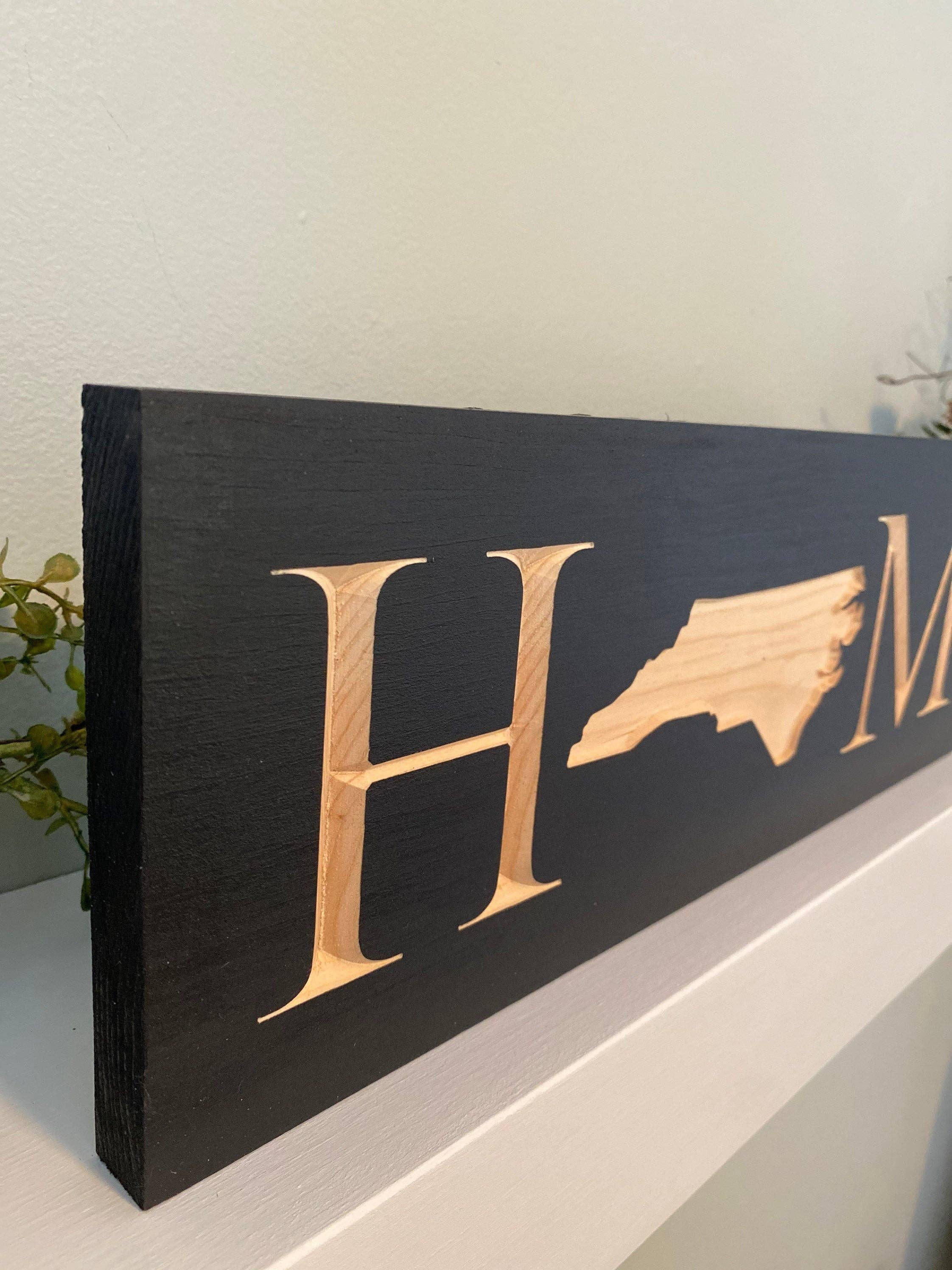 Creative Carpentry of Maine - Wholesale Sign - North Carolina “Home” Sign2