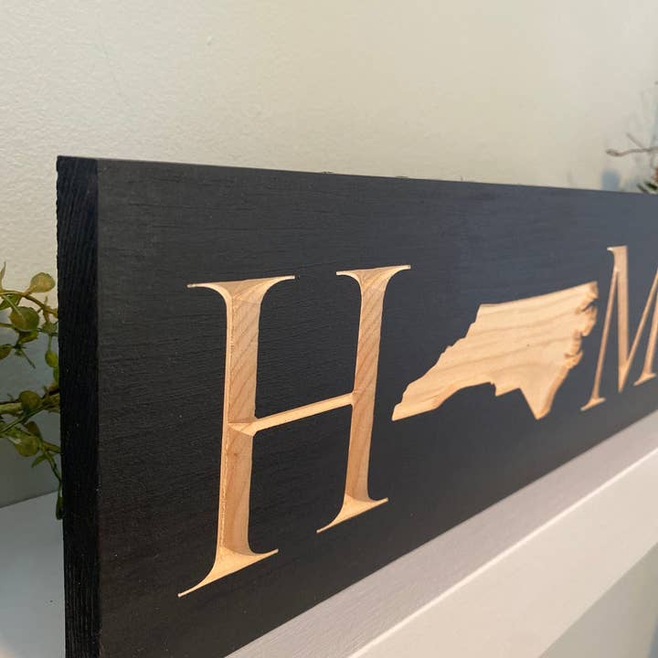 Creative Carpentry of Maine - Wholesale Sign - North Carolina “Home” Sign2