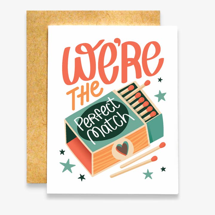 Raven + Unicorn - Wholesale Love Card - We're the Perfect Match Card