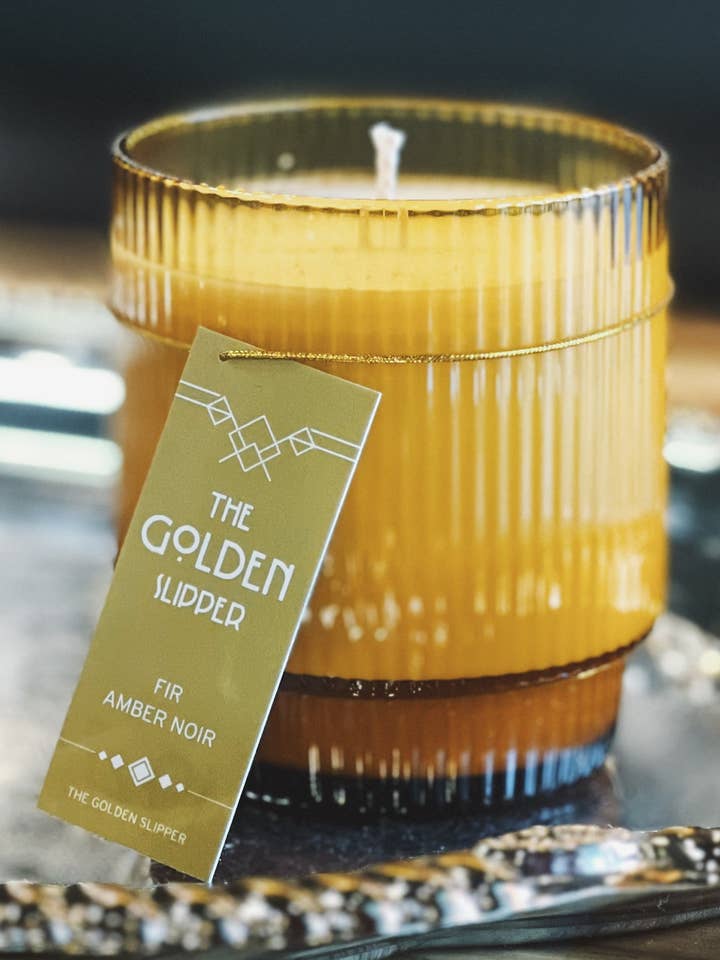 "Golden Slipper" Cocktail Vegane Sojawachskerze für den Großhandel von The Golden Slipper