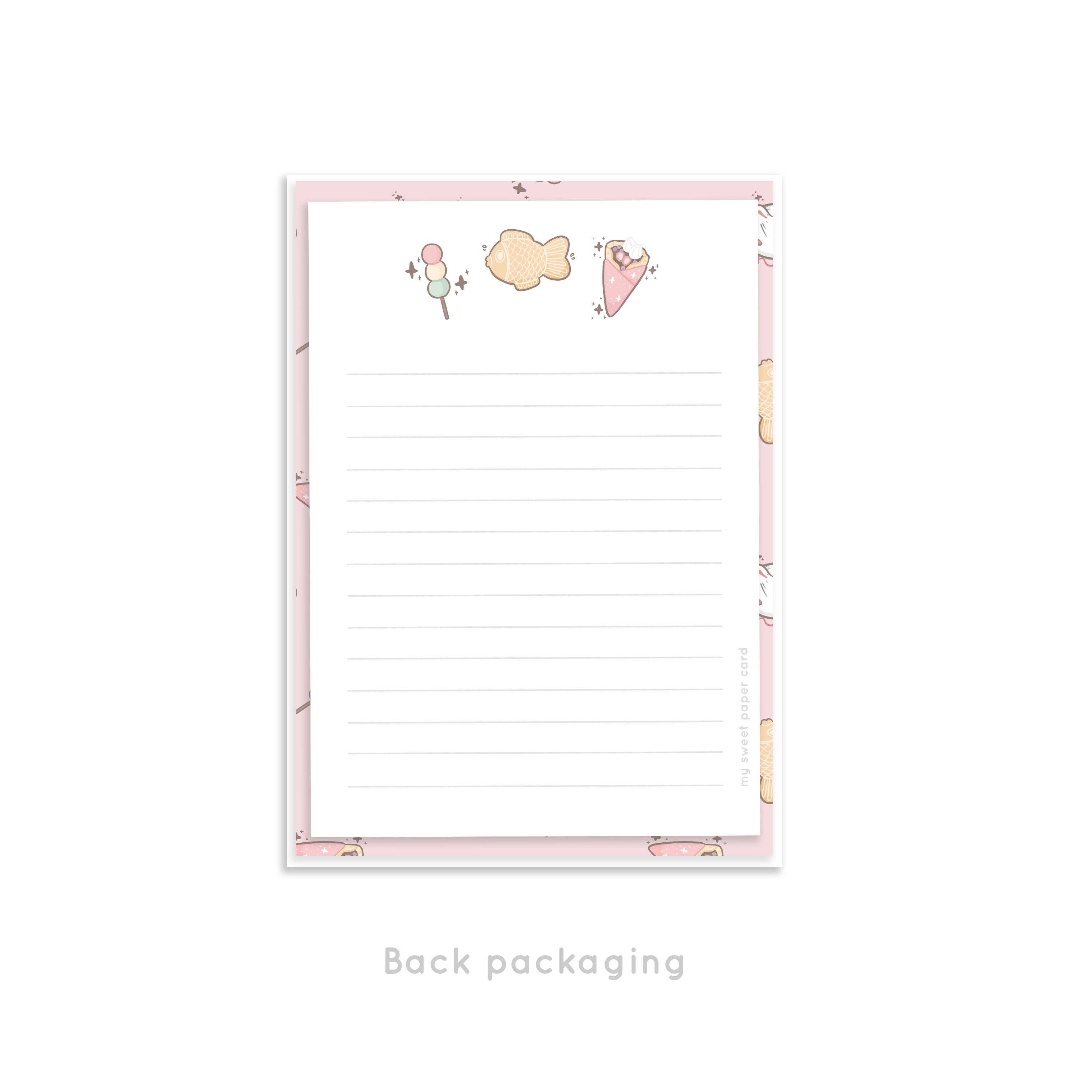 My Sweet Paper Card – wholesale Stationery/notecard set – Mini Japanese Festival writing paper set - Japanese letter set3