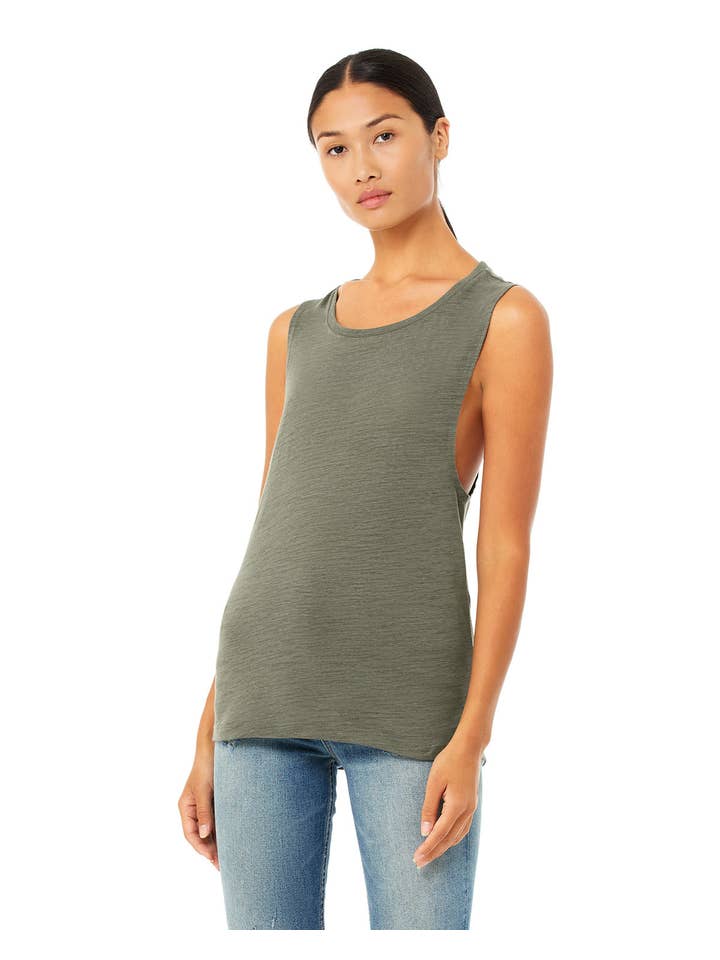 Total Apparel - Wholesale Tank Top - Women's - Bella Canvas Ladies' Flowy Scoop Muscle Tank | B880317