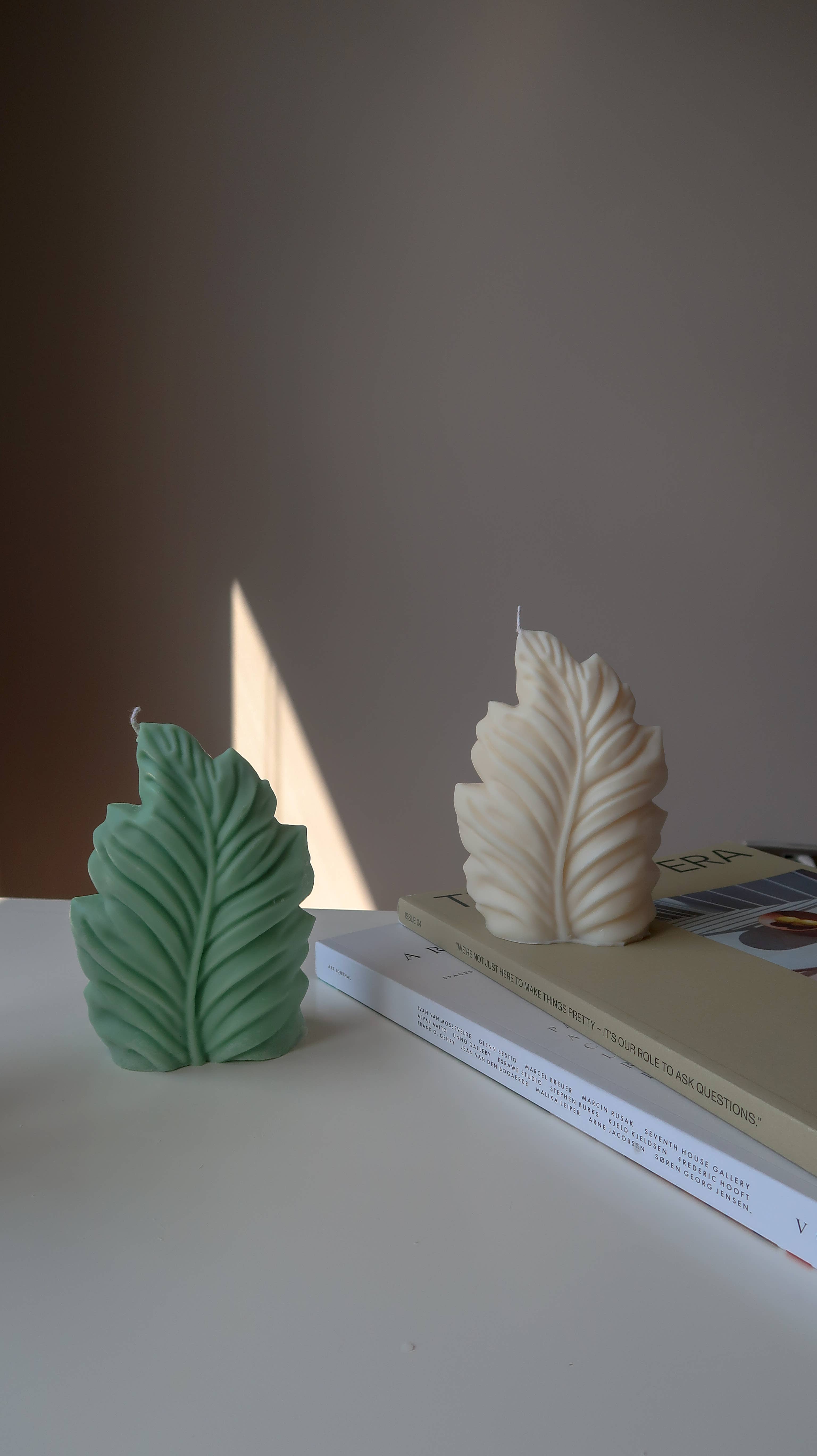 Jeune Home - Vente Bougies originales - Bougie en feuille de palmier | Décoration d'intérieur Boho | bougie en feuille2