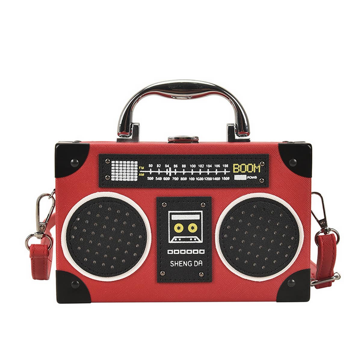 ACCITY - Wholesale Messenger Bag - Women's - RETRO RADIO BOX-SHAPED MESSENGER BAG_CWAB098513