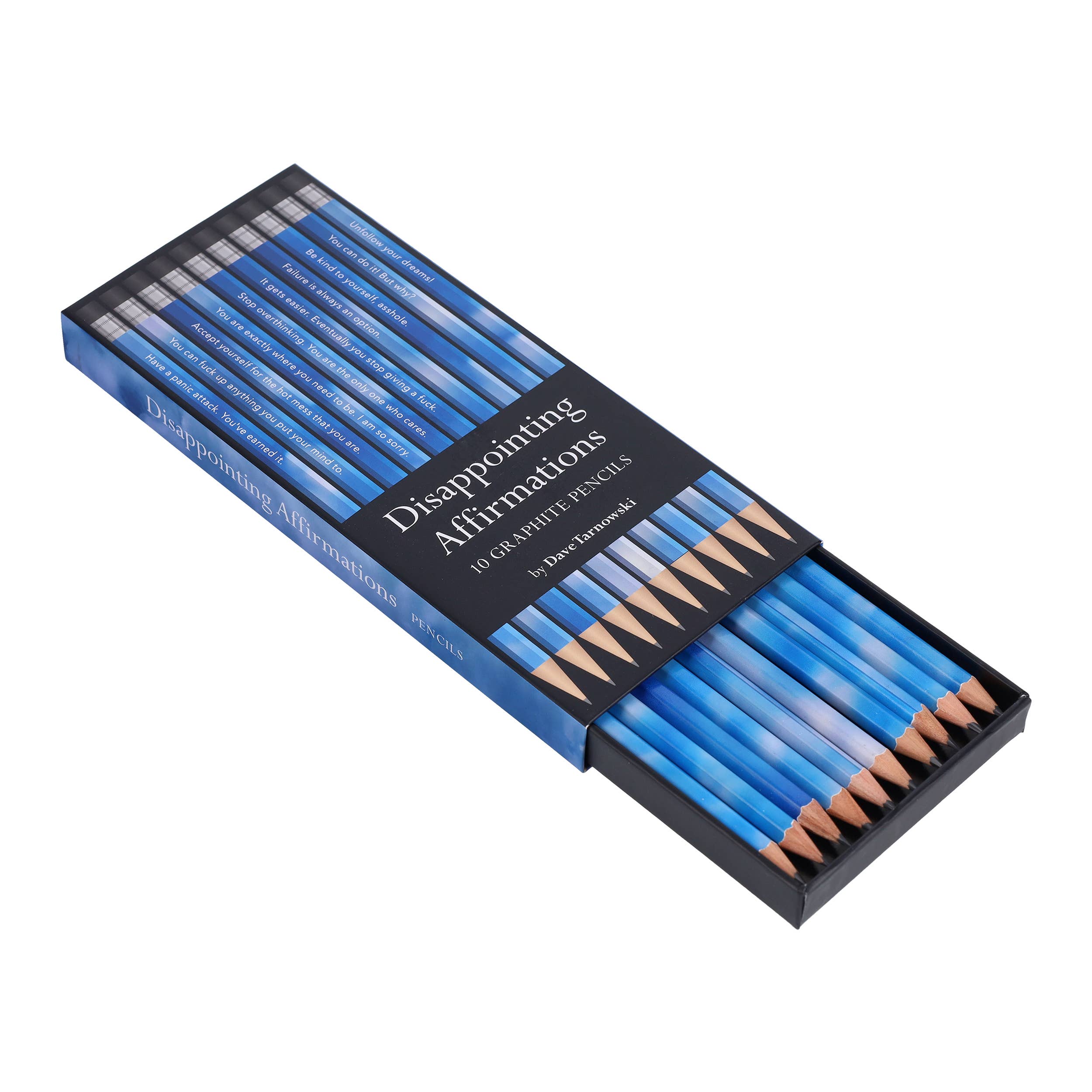 Chronicle Books - Wholesale Pencil - Disappointing Affirmations Pencils3