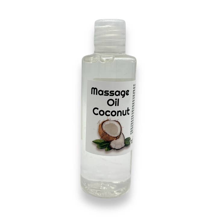 Kinky Pleasure - KPD001 - Kokos Massageolie - Klemflaske - 100ml for engroshandel hos Kinky Pleasure