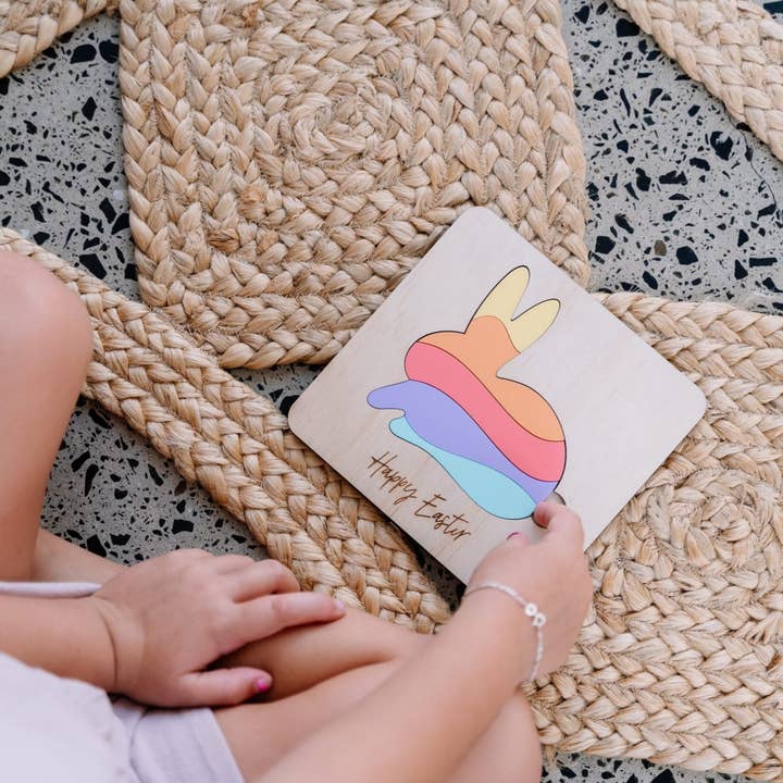 Osterhasen-Puzzle für den Großhandel von Timber Tinkers