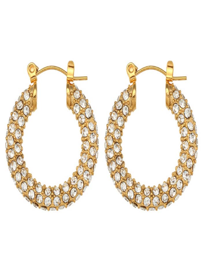 Sienna Hoops for wholesale by Harper Jewelry