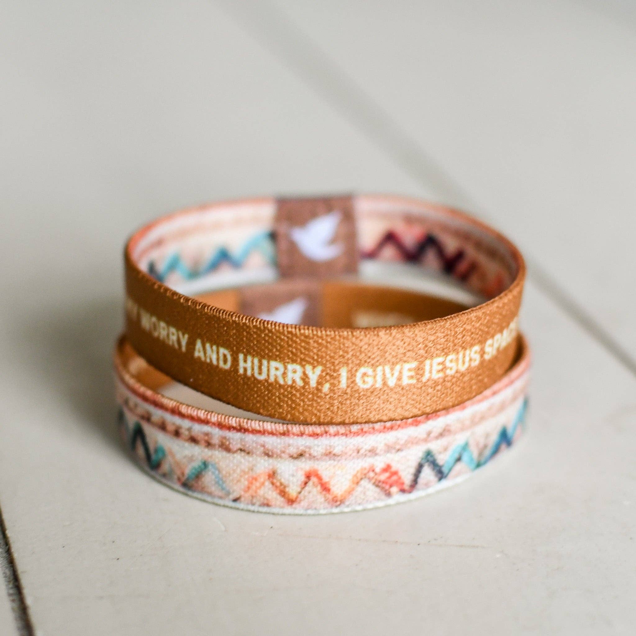 Pink Salt Riot - Wholesale Woven/Braided Bracelet - Give Jesus Space Women’s TruthBand3