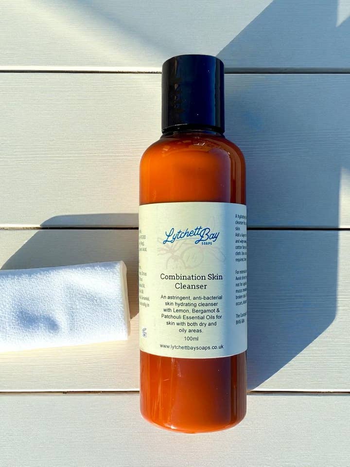 Combination Skin Cleanser - 100 ml - Vegan for wholesale by Lytchett Bay Soaps