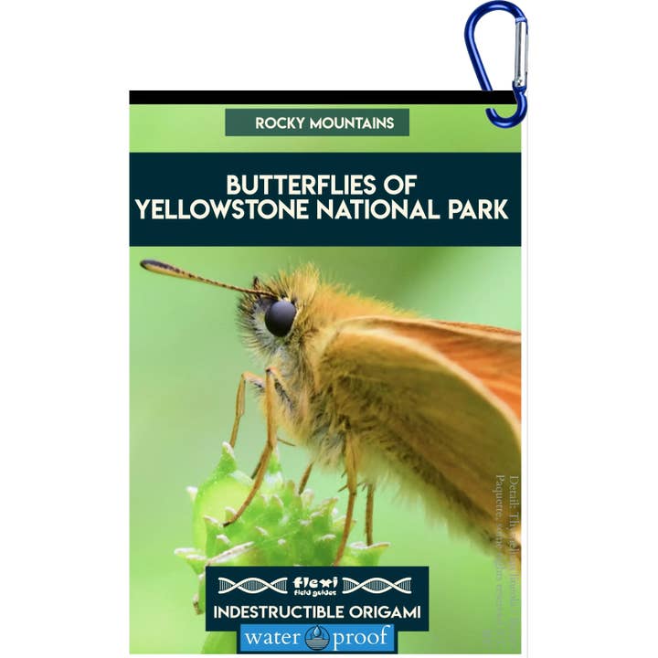 Farfalle del Parco Nazionale di Yellowstone - Origami Indistruttibile per la vendita all'ingrosso da parte di Flexi Field Guides