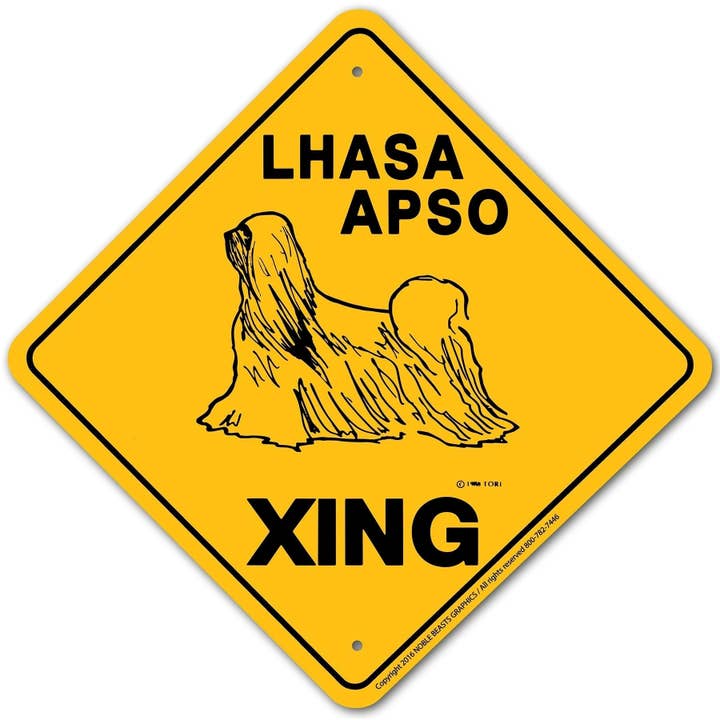 Lhasa Apso Oversteekbord Aluminium 30 cm x 30 cm #20504 voor wholesale door Smart Horse Gear