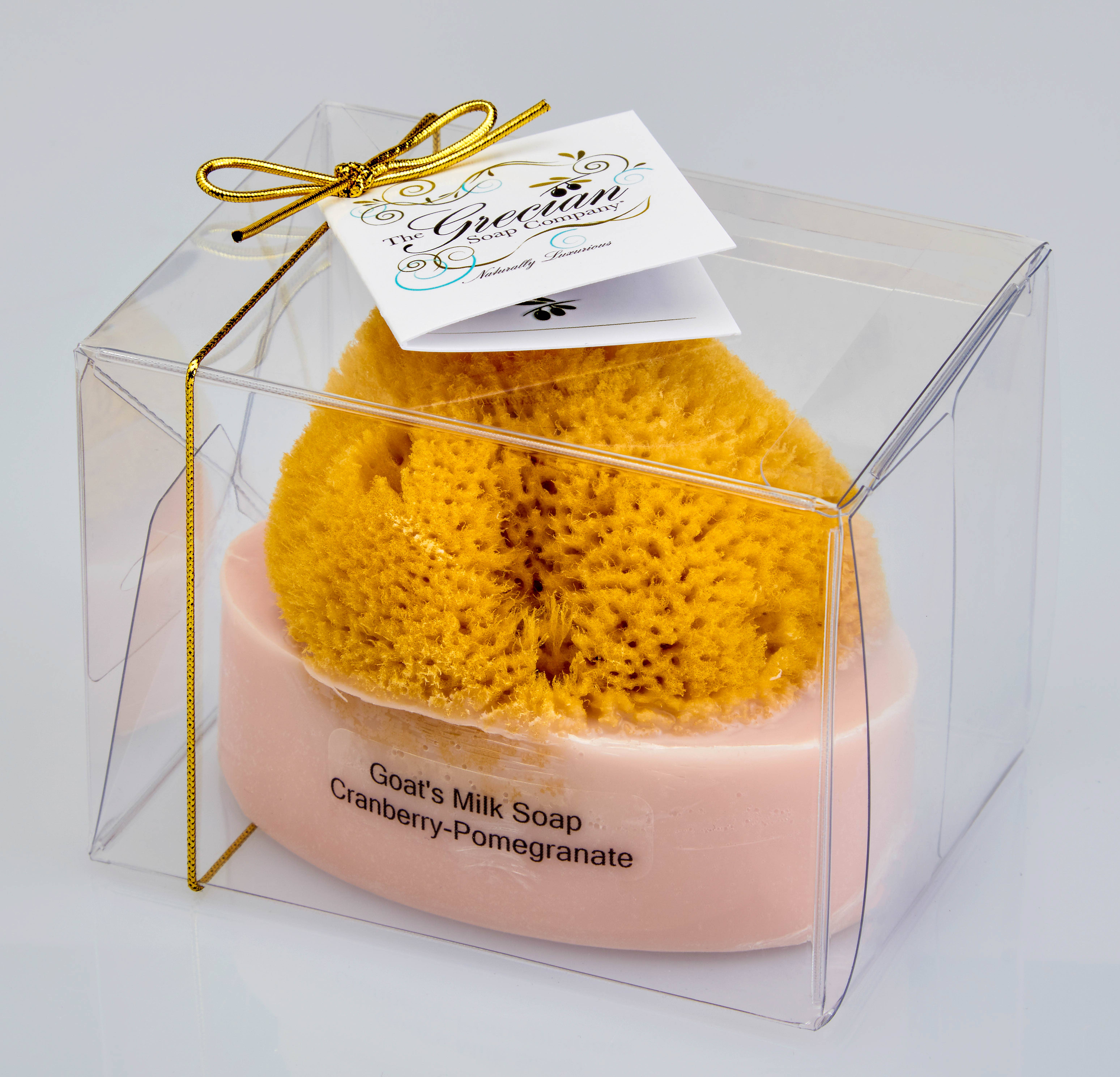 The Grecian Soap Company - Wholesale Bar Soap - Goat Milk Natural Exfoliating Soap Bar with Sea Sponge12