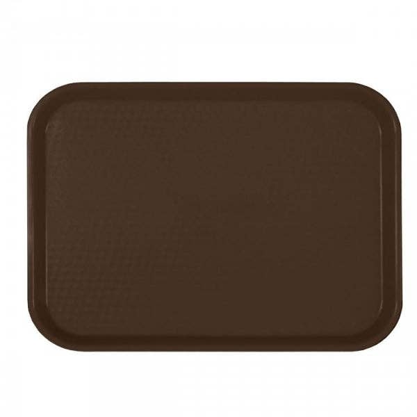 Brown Rectangular Fast Food Serving Trays for wholesale by Kitchway