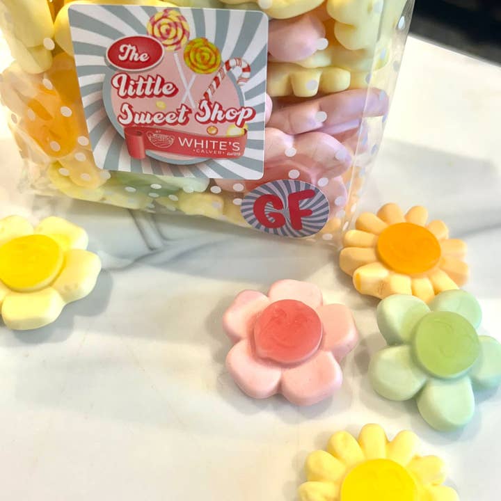 Flossy Teacake - Wholesale Gummy - Happy Flowers Sweet Bag 250g1