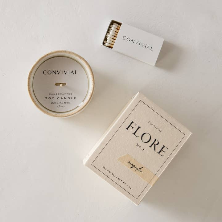 CONVIVIAL - Wholesale Jar/Filled Candle - Magnolia | 7 oz Candle