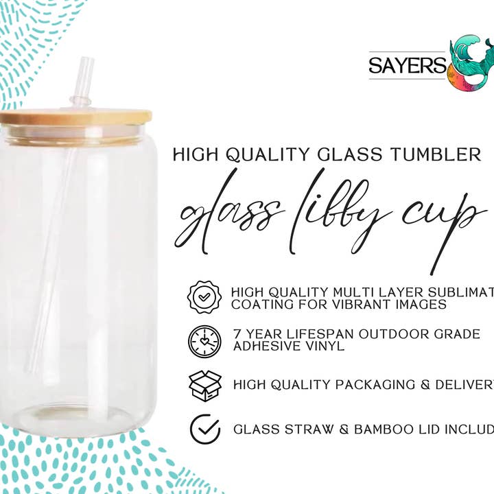 Sayers & Co. - Wholesale Drinking Glass/Cup - 16oz Glass YOUR LOGO Tumbler, Beer Glass12