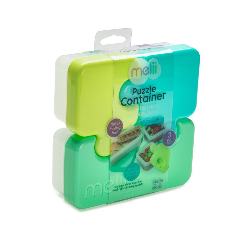 melii - Wholesale Lunch Bag/Box - Kids - Puzzle Bento Box Food Storage Container for Kids, BPA-Free,4