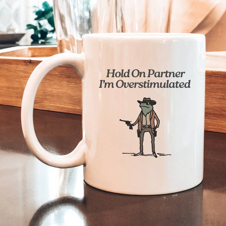 Överstimulerad grodmugg - galen Gen Z-present för wholesale av BearCrafts