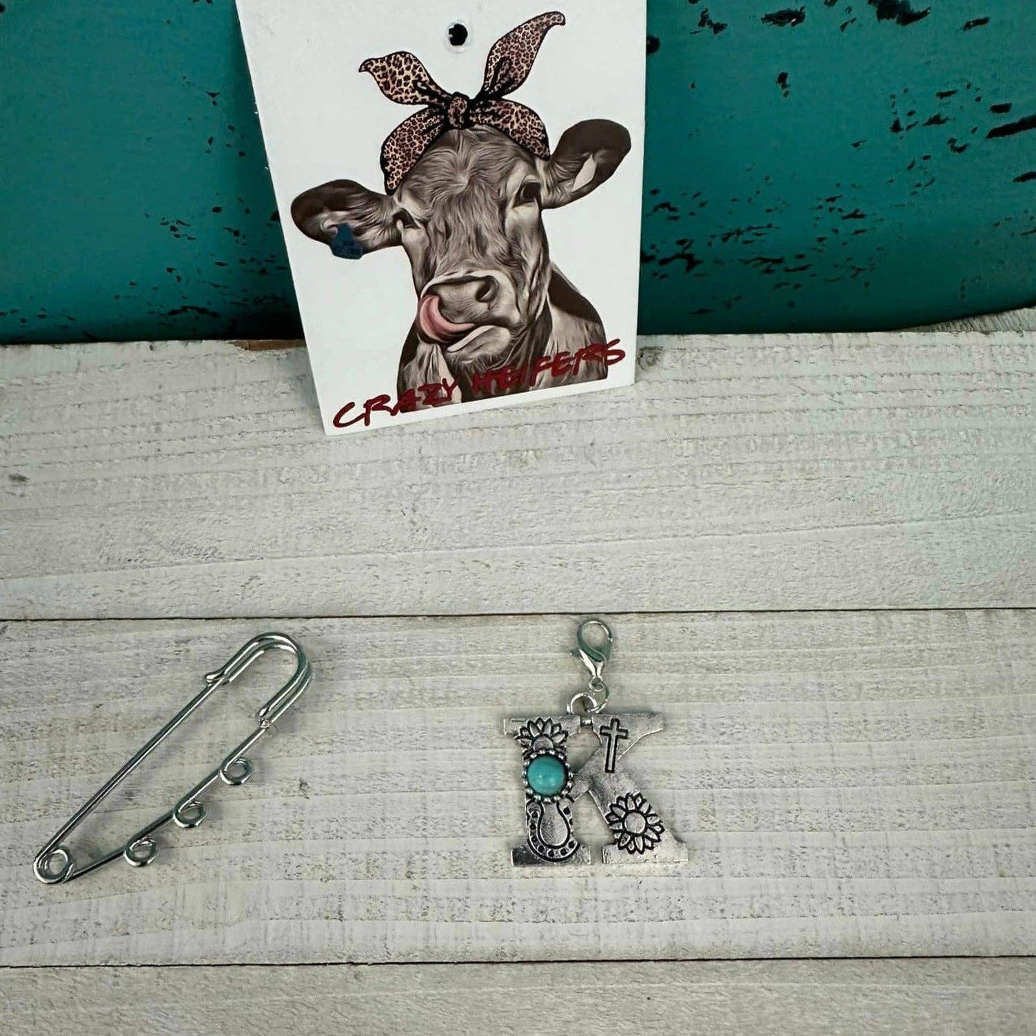 Crazy Heifers Wholesale - Wholesale Individual Charm/Pendant - Initial Clip-on Charms11