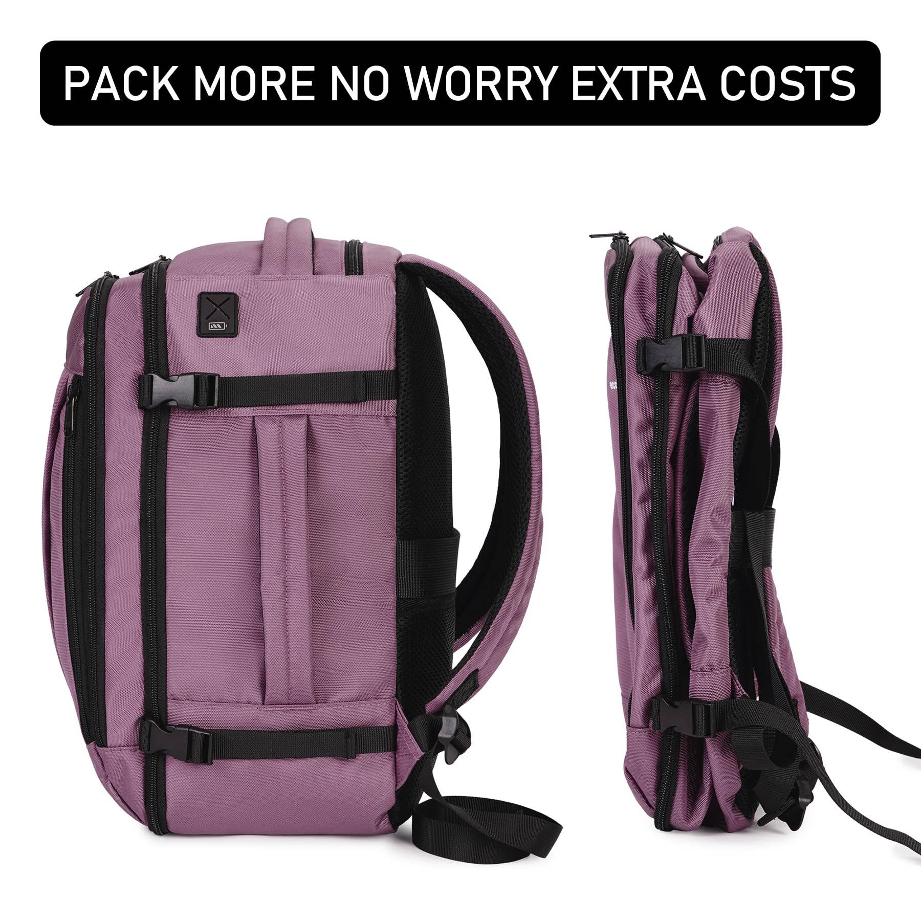 wandf - Wholesale Backpack - Unisex - 20L Underseat 13 Pockets Carry on Travel Bag with USB Port46