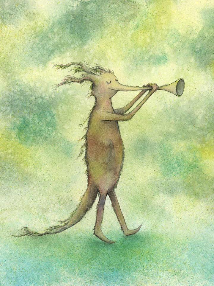 "In Order To Free His Mind Of Worry" Art Print for wholesale by Obsolete World