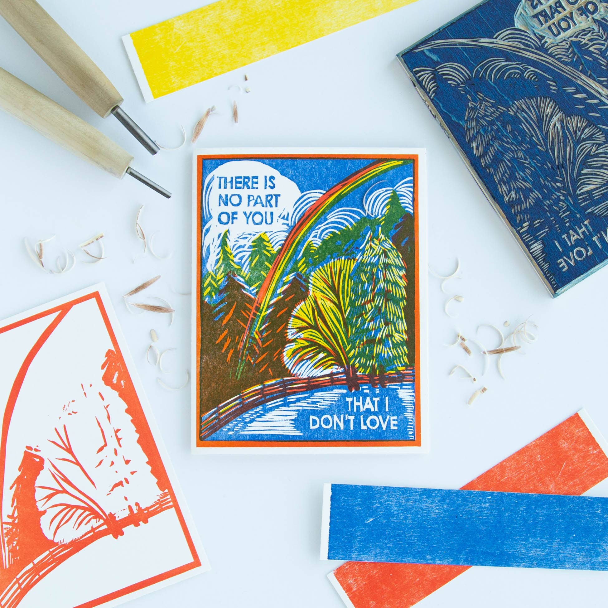 Heartell Press - Wholesale Love Card - No Part of You I Don't Love Letterpress Card1