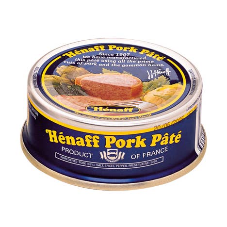 France At Home - Wholesale Tapenade - Henaff Pork Pate 80g0
